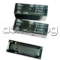 Реле електромагнитно DC12V/260om,240VAC/8A,H12x29x10mm,1-к.гр.(НО),4-изв.за печ.монтаж,JQX-68F-type,JQX-68F-012-1HS 8A