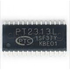 IC ,Dual DC-Electronic Volume Control,28-MDIP/SOP ,PTC PT2313L