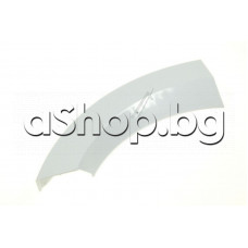 Ръкохватка-дръжка бяла 285x83/58x22mm за люка на автоматична пералня,Gorenje W-6403,W-7403 ,EW7443A,W7523