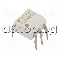 Photocoupler -Triac ,5000/600V,10mA,LED/Triac m.N,6-DIP ,Toshiba TLP3052