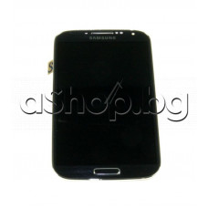 LCD-Дисплей к-т с панел(черен) и лентов каб.за GSM,Samsung GT-I9505xxx,S4