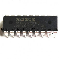 MCU,8-bit micro-controller,18-DIP Sonix SN8P2602CPB