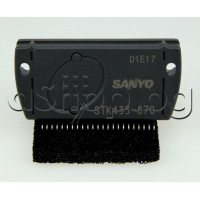 IC ,4xNF-E,classAB,±50V,4x60W(2-20kHz)0.4%THD,±44V/6-8om),23-SIL,STK433-870N-E for SONY