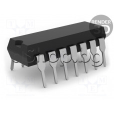 IC-CMOS,Quad Bilateral Didital or Analog Switch(4x1 Closer),14-DIP,CD4066BE Texas Instruments