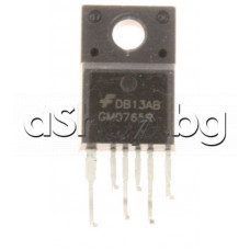 PWM-Controller FET,85-265VAC(48-90W)Vdss=650V,6.4A,Fosc=67kHz,Rds=1.6om,TO-220F/6