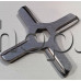 Нож (ос шестостен-8mm/прав)46x46xH3mm за месомелачка,Moulinex HV3,Type14