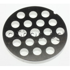 Едра решетка d61.5xH5.9mm с отвори d8mm за месомелачка,Moulinex  ME62513E/350