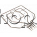 Горен-двоен  нагревател 2800(1500+1300)W/230VAC с планка за готварска печка,Bosch HBN-340551