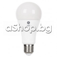 LED крушка A67 стандартна с едисонова резба 100-240V/13W,0.135A,1055lm,2700K,цокъл E27,GE