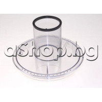 Пластмасов горен капак с цилиндър по средата за плодове на кухненски робот,Philips  HR-7778/RI7778/HR7986/RI7986