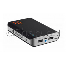 USB зарядно за мобилни телефони 5Vin micro USB-B,2x5V(1A+2A)out-USB-A  Li-ion  акум.батер.8800mAh,с 2-кабела 20см
