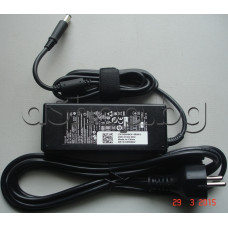 Зарядно-адаптор 100-240VAC/1.5A с изход 19.5V/4.62/90W,(букса 7.4x5mm) за лаптоп,Dell