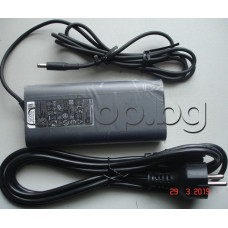 Зарядно-адаптор 100-240VAC/1.8A с изход 19.5V/6.67A/130W,(букса 4.6x2.8mm) за лаптоп,Dell
