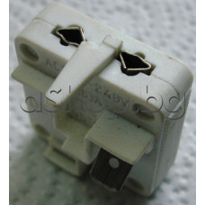 Пусково реле без защита за хладилник 6A,230VAC,DEP,Ts-95°C/2162,изводи 4бр.(2 x 6.35mm,S+R щифтове)