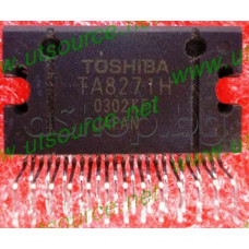 IC,Car audio PA,4ch x 24W(Vcc=14.4V,Rl=4ohm,f=1kHz,Thd=10%,Stby,mute,Aux ampl.,25-SQLP ,Toshiba TA8271H