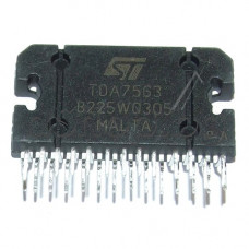 IC,4xNF-E,28V,6A,4x40W-2oM,(4x28w/14.4V/4om),BTL,Full I2C-Bus driving,25-SQL,TDA7563 ST Microelectronics