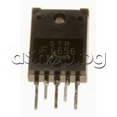 IC,TV,SMPS Controller,5-SQP,TO-3PF/5,SanKen STRF6656