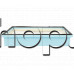 HEPA филтър CP0425/01  к-т за прахосмукачка(пласт.рамка+филтър),140x116x26 mm,Philips FC-8659/01