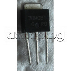 IC,L-Reg,+8V,0.5A,hi-precis.,-40°C...+125°C,TO-251 78M08T