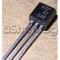 Si-N,Vid,300/300V,0.5A,0.625W,>50MHz,TO-92,KSP42-E36