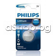 3V,120mAh,литиева  батерия,тип/паричка,d16x3.2mm,Philips CR1632