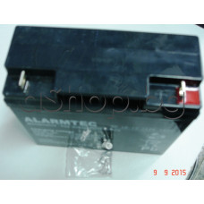 Оловно-киселин.акумулатор с планки със отвор,12V/18Ah,181x76x167mm,Alarmtec BP 18-12