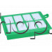 HEPA филтър (зелен с решетка)150x121x23mm  за прахосмукачка,Electrolux ZO6323, XXL120,AEG,Zanussi