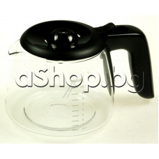 Стъклена каничка за кафемашина-черна,Philips HD-7690/30