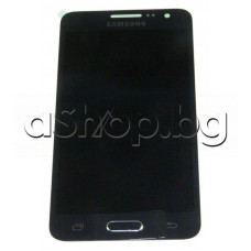 LCD-Дисплей (черен) и лентов каб.за GSM,Samsung Galaxy-A3 (SM-A300)