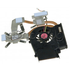 Вентилатор DC5V/0.12A к-т с радиатор за процесор на лаптоп+вент.за видеокарта,Sony,VGN