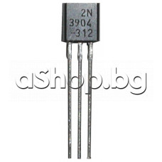 Si-N,Uni,60V,0.2A,0.5W,>300MHz,B>100,TO-92 ,2N3904 NXP/Philips