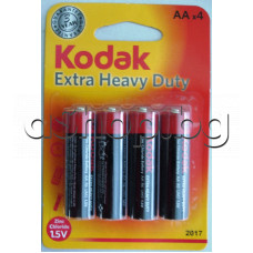 R06,AA,1.5V,Алкална батерия-с повишен капацитет,Kodak AA Extra Heavy Duty