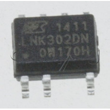 Lower comp.LinkSwitch-TN off-line switcher,85-265VAC/63mA,66kHz,7/8-SO,smd,PI