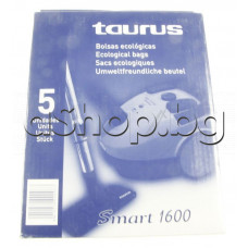 Комплект торби 5 бр.за прахосмукачка,Taurus SMART 1600E (SEE II)