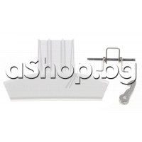Дръжка к-т на люка бяла за автоматична пералня,Ariston ARSD-109SEU(80544140100)