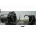 Врътка-съставна тип push-pull inox за ос d6mm на готварска печка,тяло d39x55mm,бутон d23x25mm