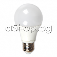 LED крушка A60 стандартна с едисонова резба 100-240V/5W,0.05A,470lm,2700K,цокъл E27,V-Tac