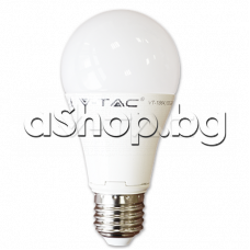 LED крушка A60 стандартна с едисонова резба 100-240V/12W,0.12A,1055lm,4000K,цокъл E27,V-Tac