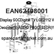 IC,Display SOC,Digital TV LGE2112 (C0 version)  за LCD телевизор,HSBGA TR825,LG 42LM6700