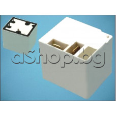 Реле електромагнитно за AC220V/15.65kOm,240VAC/40A,32x20x27mm,1-КГ(НО/НЗ),5-извода закрепване с фланец,CQC NT90TNAE240CB