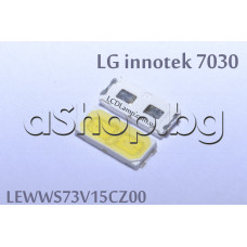 Светодиод 100-110W 90 Lum,6V за подсветка на LCD телевизор(LED SMD 1210 7030 1W Cool White),LG Innotek