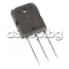 Si-N,B,NF/S-L,160V,12A,100W,15MHz,TO-247S, KEC,code: D1047Y, KTD1047