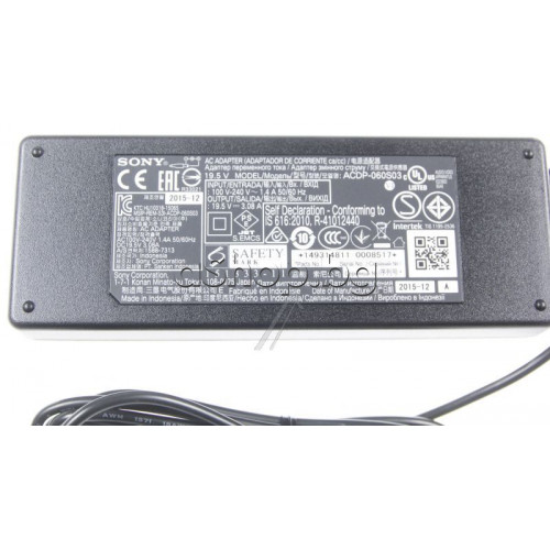 Адаптор ACDP-060S03 60W,19.5V-3.08A за LCD телевизор,SONY KDL-32R410 ...