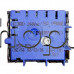 Пакетен ключ 8-извода x 6.35 mm,xx - такта ,254VAC/15A,MSA-R79 за готварска печка,Conegliano