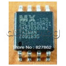 16 MBitt(x) CMOS serial flash memory,2.7-3.6V,0...+70°C,8-MDIP/SOP,Macronix Int.MX-12G,25L1605DM2I