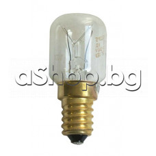 Лампа за фризера с цокъл - E14,10W 230-240VAC на хладилник,Whirlpool 20RI-D4 A+PT