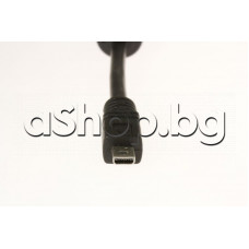 USB 2.0-кабел А-мъжко(норм.) към 8-изв.Olympus-мъжко .(мини) 1.8м ,за цифрови фотоапарати Olympus