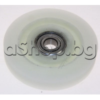 Ролка-тефлонова d71x12mm к-т с лагер 6000ZV2 към барабана от сушилня,AEG,Electrolux EDC-46130W(916094504-07)