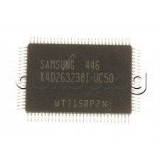 128Mb(4Mx32Bit GDDR SDRAMl flash memory,2.5V Only,400MHz,Bi-directional Data Strobe and DLL,TQFP-100 Samsung