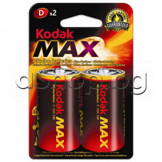 R20,1.5V,Алкална батерия-с макс.капацитет,Kodak max LR20